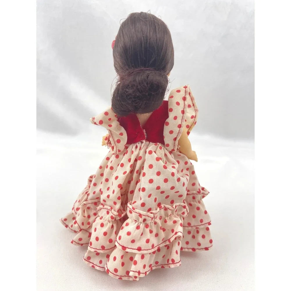 Vogue Dolls Spanish Girl Doll Red Polka Dot Dress Vintage‎ Collectible